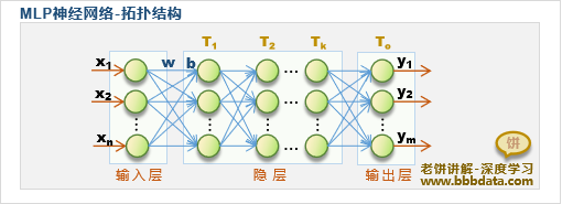MLP多层感知机的拓扑结构